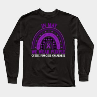 In My We Wear Purple Cystic Fibrosis Awareness Long Sleeve T-Shirt